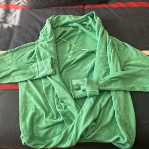 Lululemon Iconic Sweater Wrap // Heathered Bali Breeze color // Size 10